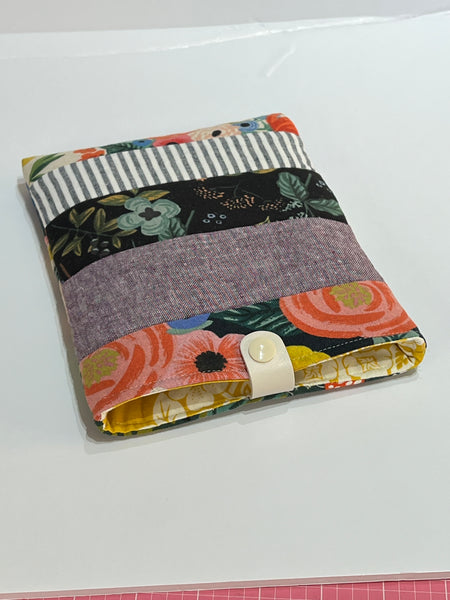 Zero Waste Small Padded Textile Book & Electronics Sleeves