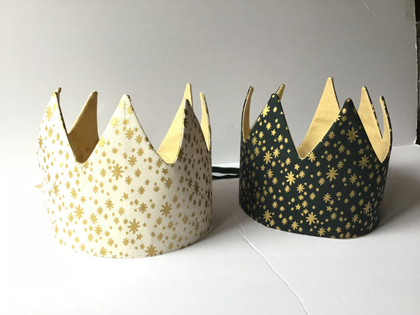 Party Crown, Anniversary, Graduation, Party or Birthday Crown, Rifle Paper Co Cotton Fabrics