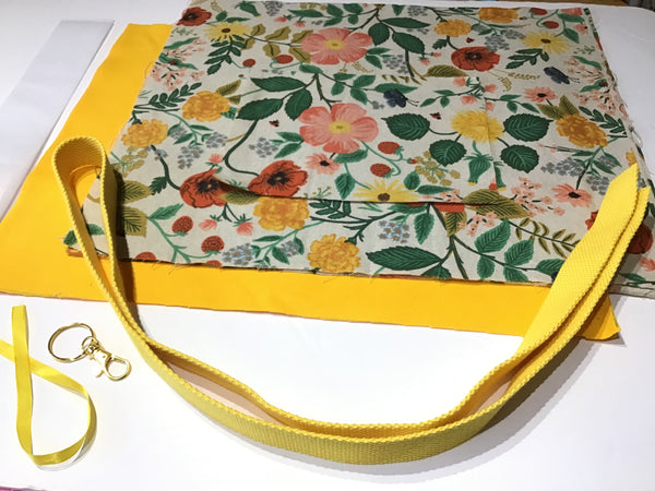 Kit Simple Sturdy Tote Bag Linen Canvas DIY