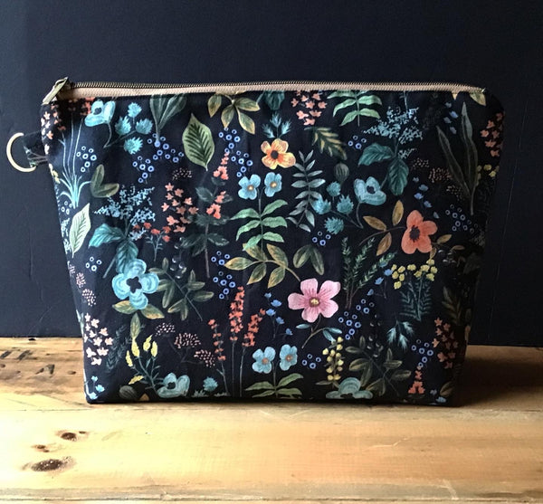 Wet Dry Zipper Pouch, Large with Wrist Strap