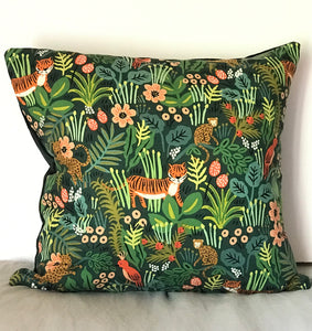 Pillow Cover Rifle Paper Co Linen Canvas and Cotton Velvet