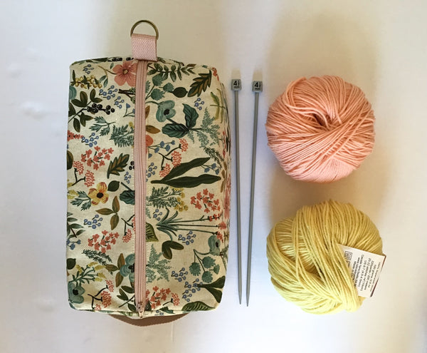 Dopp Bag, Knitting Project Bag Small