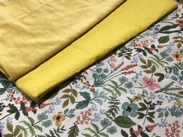 Solid Coordinating Pillow Cover For Herb Garden Natural RPC Linen, Modern Farmhouse Style Pillow Cover Rifle Paper Co Linen
